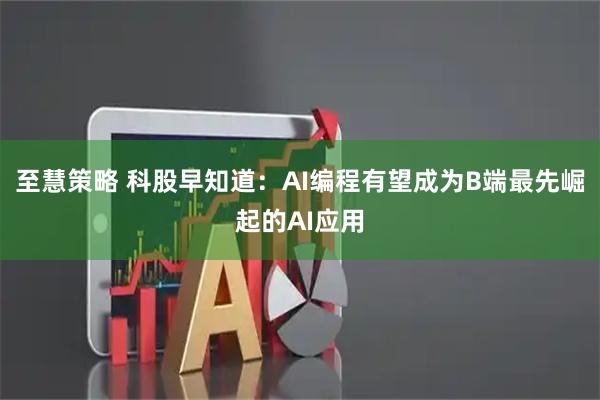 至慧策略 科股早知道：AI编程有望成为B端最先崛起的AI应用